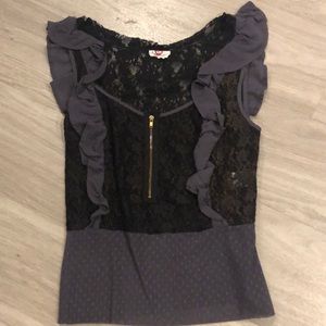 🎇JULY 4th SALE🎇 Free People lace and ruffle top